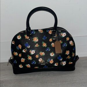 Coach Black Floral Women's Bag